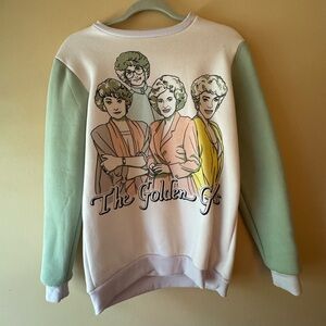The Golden Girls Graphic Sweater - White and Green